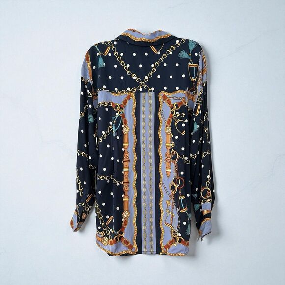 Maje Cechaine printed shirt with a chain motif print Size 1 - Picture 4 of 13